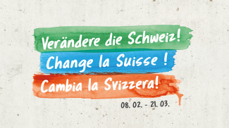 Logo Verändere die Schweiz! 2021 