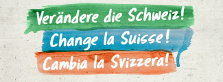 Verändere die Schweiz Logo