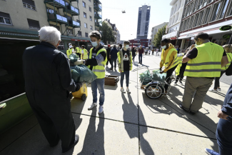 Foto von einem Clean-Up-Day