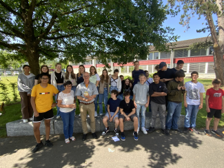 Foto einer Klasse der Sekundarschule Schmittenwis