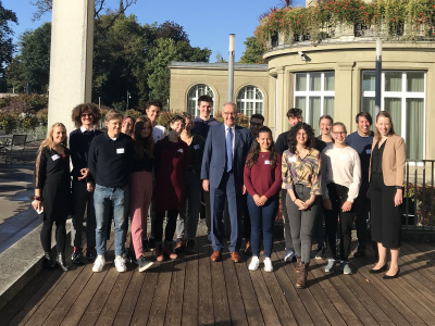 Gruppenfoto" Frag den Bundespräsidenten" 2021