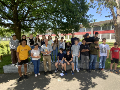 Foto einer Klasse der Sekundarschule Schmittenwis