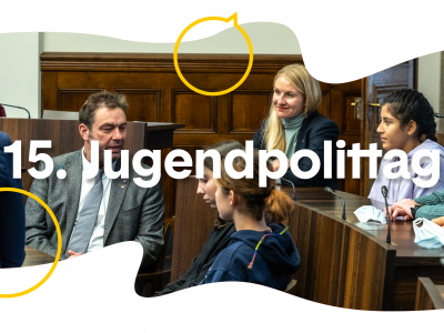 Kampagnenbild des Jugendpolittages 2022