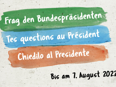 Kampagne Frag den Bundespräsidenten Cassis